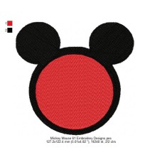 Mickey Mouse 61 Embroidery Designs